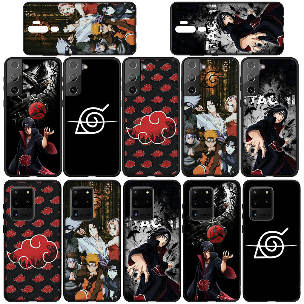 for Motorola Moto Edge 70 60 50 G54 G86 Samsung Galaxy S25 iPhone 17 16 15 Xiaomi Redmi Note 14 Pro Max Phone Case Naruto Akatsuki Itachi Uchiha Cover