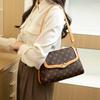 New Popular Light Luxury Texture Bag Fashionable Crossbody Small Square Bag Versatile Women's Printed Single-shoulder Handbag