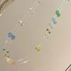 Bohemian Fish Line Beads Choker Candy Color Beach Jewelry Summer Clavicle Necklace For Women Charm Invisible Fishing Line Choker