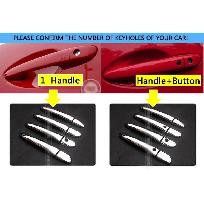 for Mazda CX-5 2012-2016 Accessories Chrome Door Handle CX5 2013 2014 2015 Luxury No Rust Car Sticker Car Styling