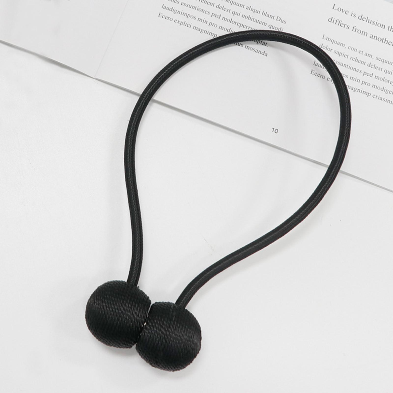 

Creative Headphone- Curtain Clip Magnetic Buckle Tie Cord One Size