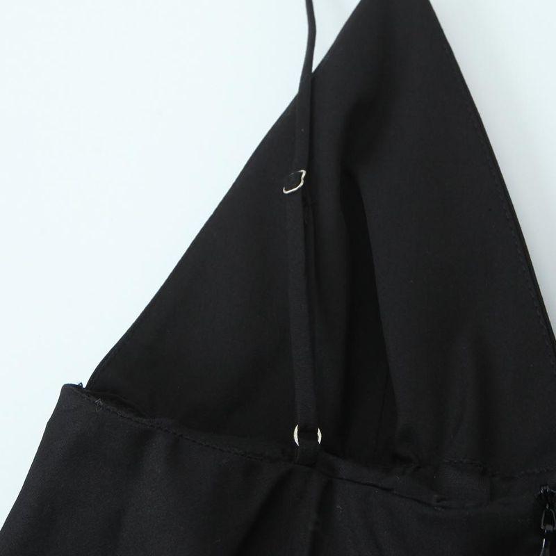 Kaslead New Arrival Women's Clothing Fashion Style Minimalist V Neck Sleeveless Strap Short Version Dress 2563002