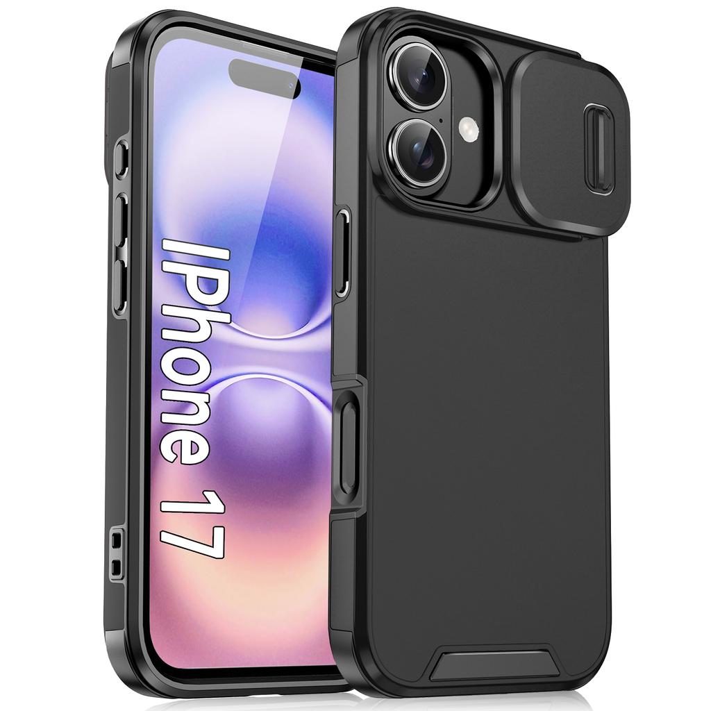 Slide Camera Lens Protection Phone Case For For Iphone 17Air 16E 16 15 14 Plus 13 Mini 12 11 17 Pro Max Shockproof Armor Cover Shell