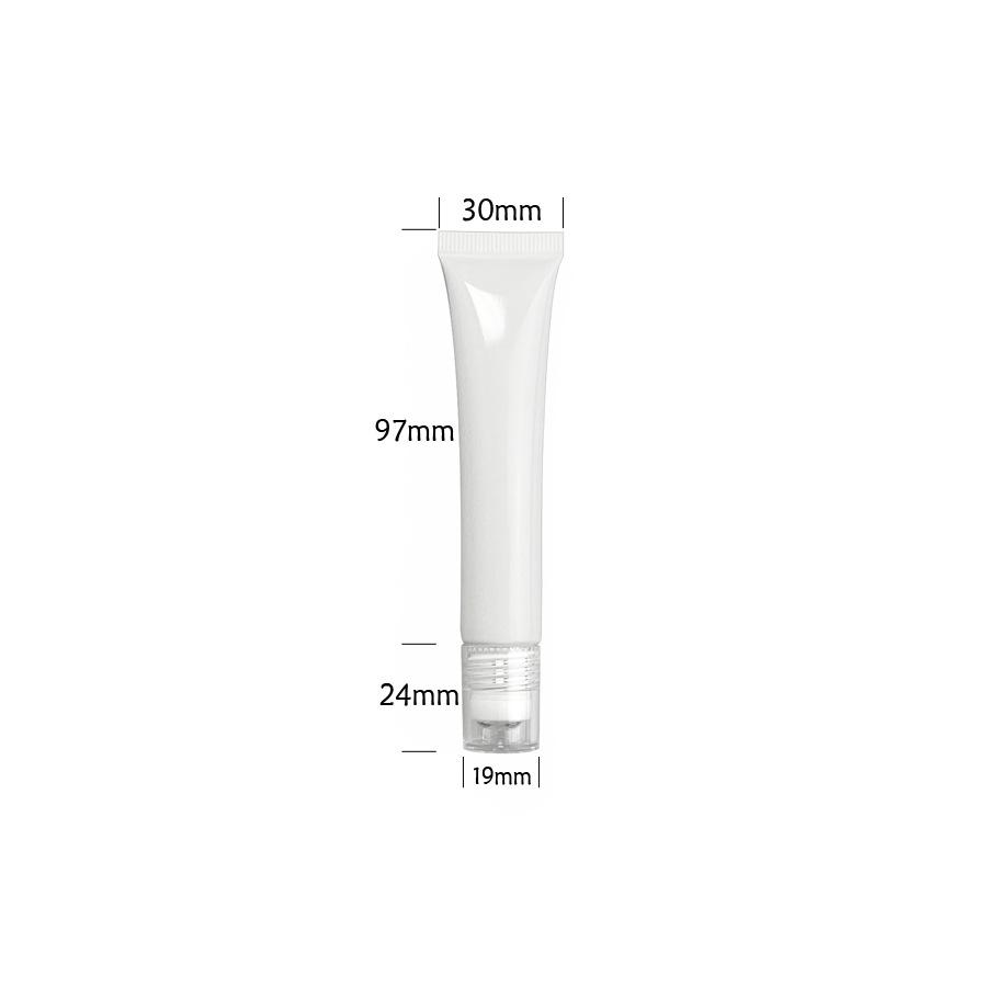 10g-30g Soft Tube Eye Cream with Three Roller Balls & Stainless Steel Roller Ball Bottle