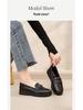Soft Sole Non-Slip Genuine Leather Slip-On Shoes for Women, Perfect for Middle-Aged or Elderly Moms.