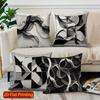 2D Modern Abstract Pattern Digital Print Pillow Covers Pattern Cushion Cover Suitable For Sofa Bedroom Car Pillow Cover