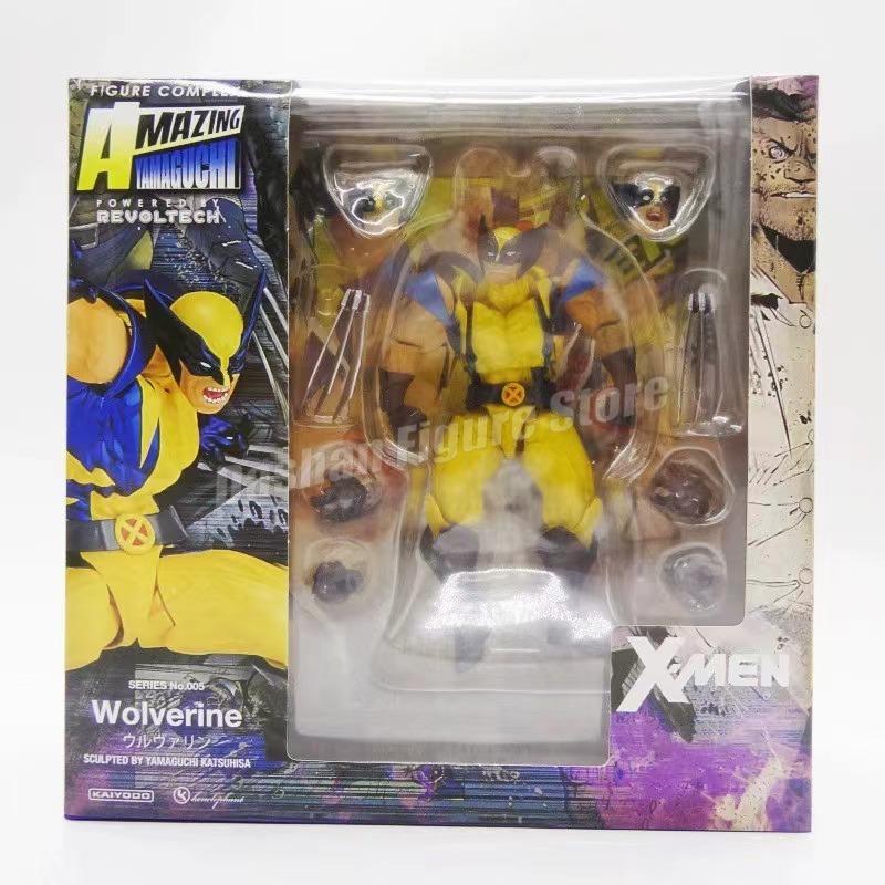 Revoltech Agent Anti-Venom Action Figure Model Toys PVC Marvel Collection Amazing Yamaguchi Agent Venom Eugene Thompson Figurine