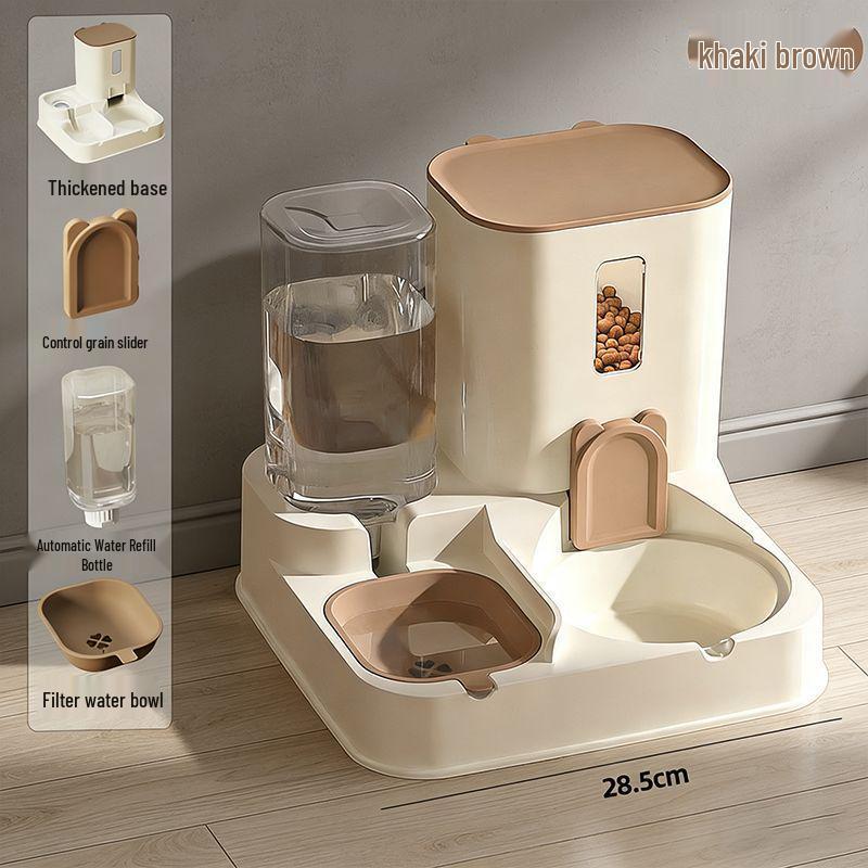 Pet Automatic Feeder: All-in-One Food and Water Bowl for Cats & Dogs