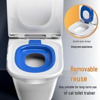 Fifth Gen Double-Layer Cat Litter Box & Toilet Training Tool