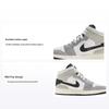 Air 1 Mid SE Craft GS Inside Out - Cement Grey Sneakers Dziecięce Czarne Białe Tech-Grey FD9091-002