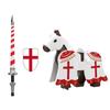 Medieval Castle Soldier Military Accessory Building Blocks Dragon Black Eagle Knight Figures Shield Spear Armor Army Bricks Toy