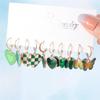 5 Pairs Cute Love Heart Drop Earrings Butterfly Hoop Earrings for Women Girls Birthday Jewelry Gifts
