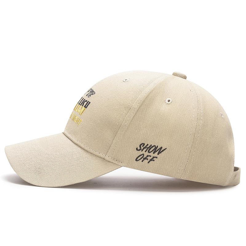 Frühling Sommer Herbst Kappe Baumwolle Brief Stickerei Baseball Kappe für Männer Frauen Paar Sonnenblende Hüte Fischerhut Schirmmütze