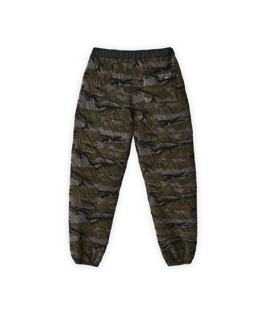 TUEWID Gauze Cotton Wadding Pants In Camoflage