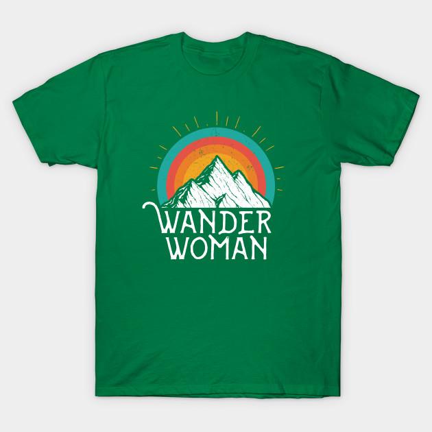 Unisex Fashion TShirt Wander Woman Hiker Mountaineer Hike Print TShirt Plus Size S-5XL T-Shirt 100%Cotton Tops O Neck Short Sleeve Tees