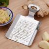 1pc Stainless Steel Garlic and Ginger Grater - Kitchen Accessory for Food Preparation