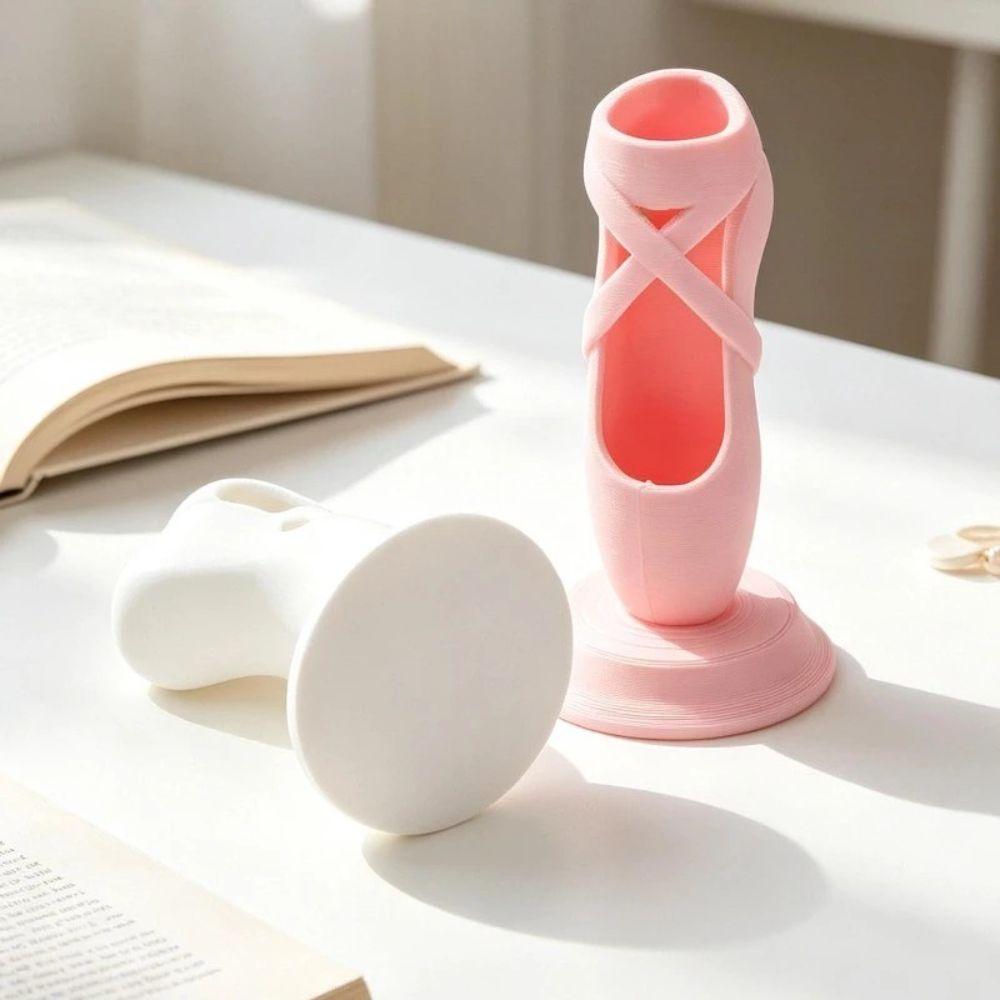 Funny Ballet Shoe Pen Holder PLA Ballet Shoe Ornament 3D Printed Pen Stand Gift Idea