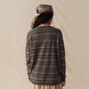 GREEN BELT Women's All Wool Striped Sweater