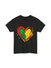 African HearT T Shirt   Month American Cute