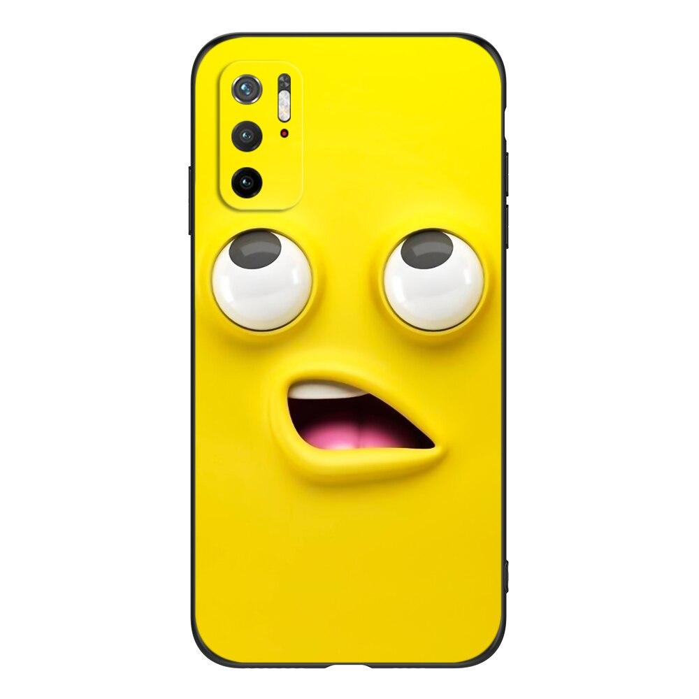 For Poco M3 Pro 5G Case 6.5" Xiaomi Redmi Note 10 5G Phone Back Cover Bumper POCOPHONE Black Tpu Case Cute Funy