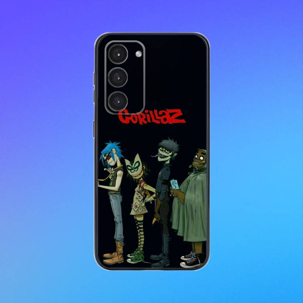 G-Gorillaz C-COOL Band Phone Case For Samsung A73,A72,A71,A70,A53,A52,A51 Black Soft Case