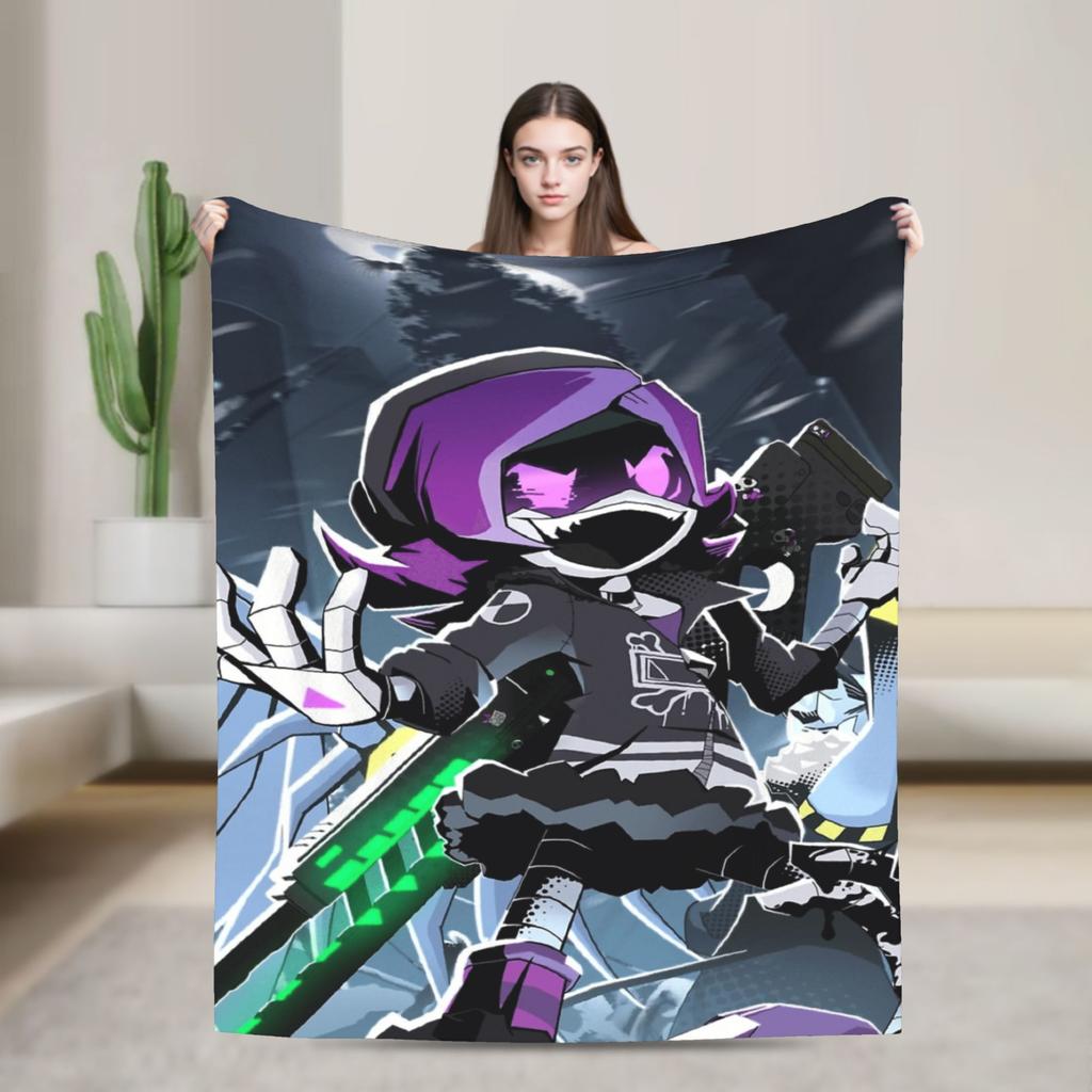 Murder Drones  Blanket Quality Super Soft  Bedding Throws Winter Children Home Decor Aesthetic Bedspread