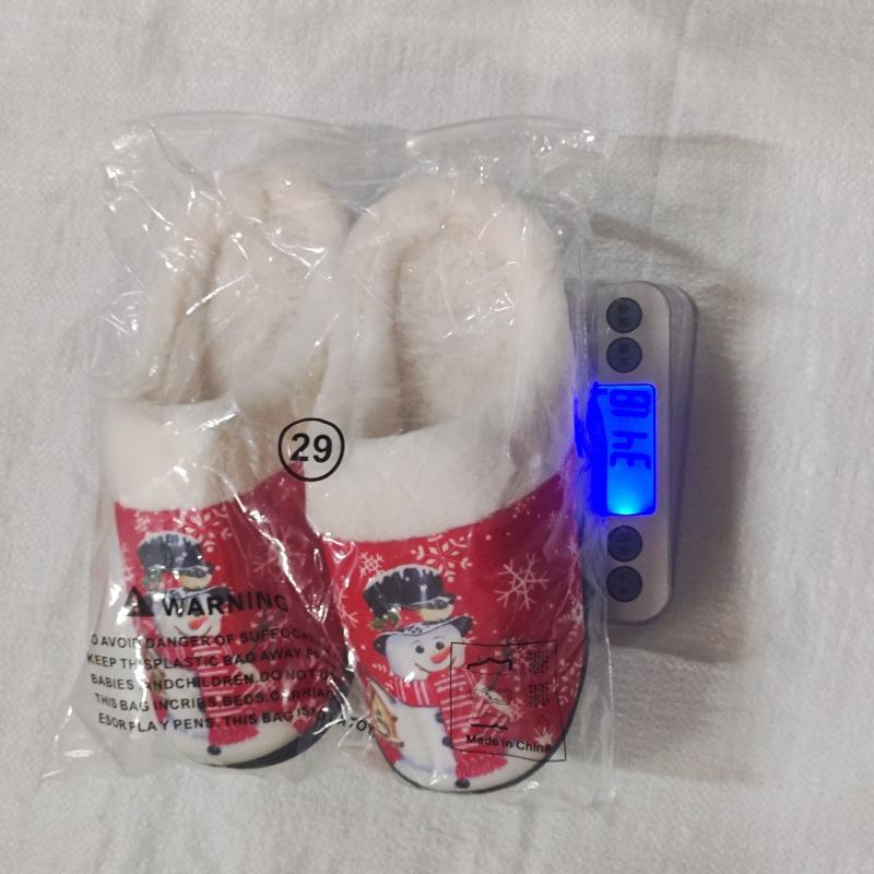 Cross-border Spot New Cotton Slippers Women's Spring Japanese Fashion Home Wear-resistant Slippers Cotton Shoes Cute Christmas Series