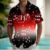 Men's Retro Style Short Sleeve Shirt, Spring Summer Casual Commute Vacation Blouse, Loose Casual Top