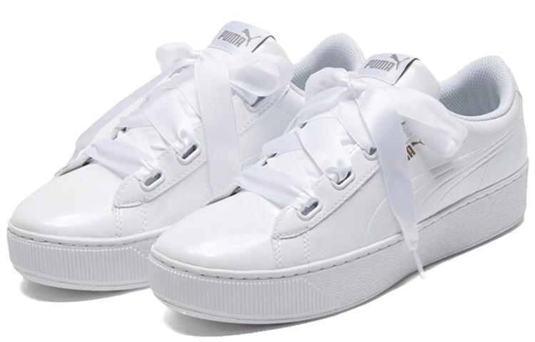 Puma Vikky Platform Ribbon White Women's 366419-02