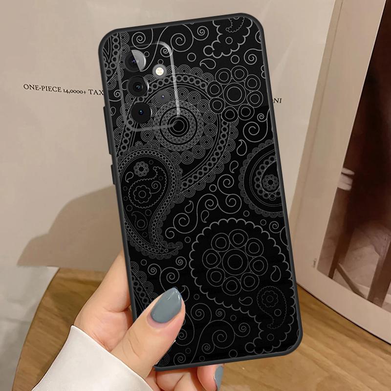 Bandana Seamless Pattern Case For Samsung Galaxy A15 A16 A17 A26 A36 A56 A55 A35 A52 A32 A12 A53 A33 A13 A14 A34 A54