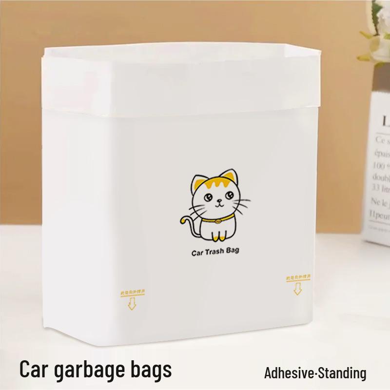 Disposable Premium Car Trash Bag - Stand-Up Onboard Waste Container