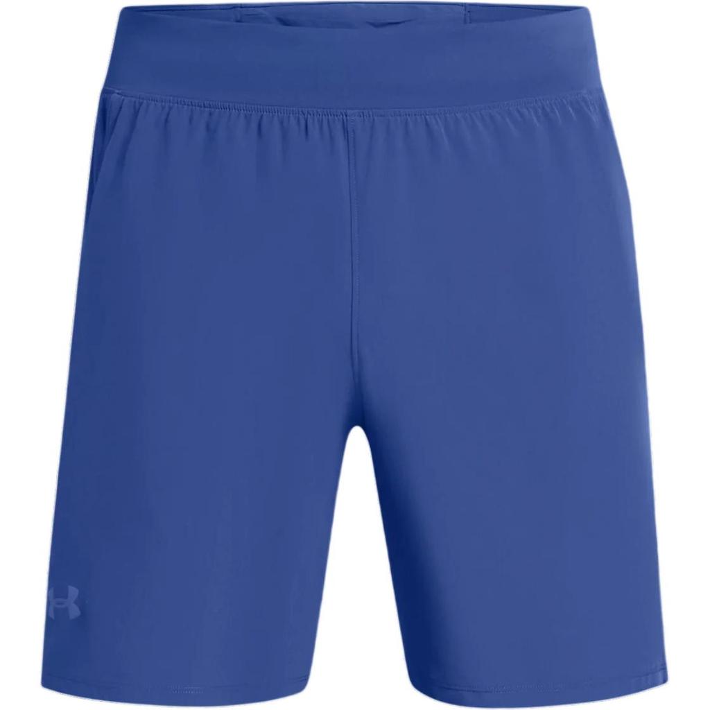 Under Armour Calções de Corrida Launch Color Block Masculino shorts Azul-Tecnológico 1376508-432