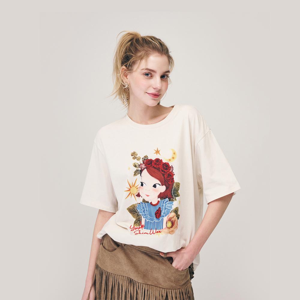 Yugsimwon Antique Grey T-Shirt F Lia