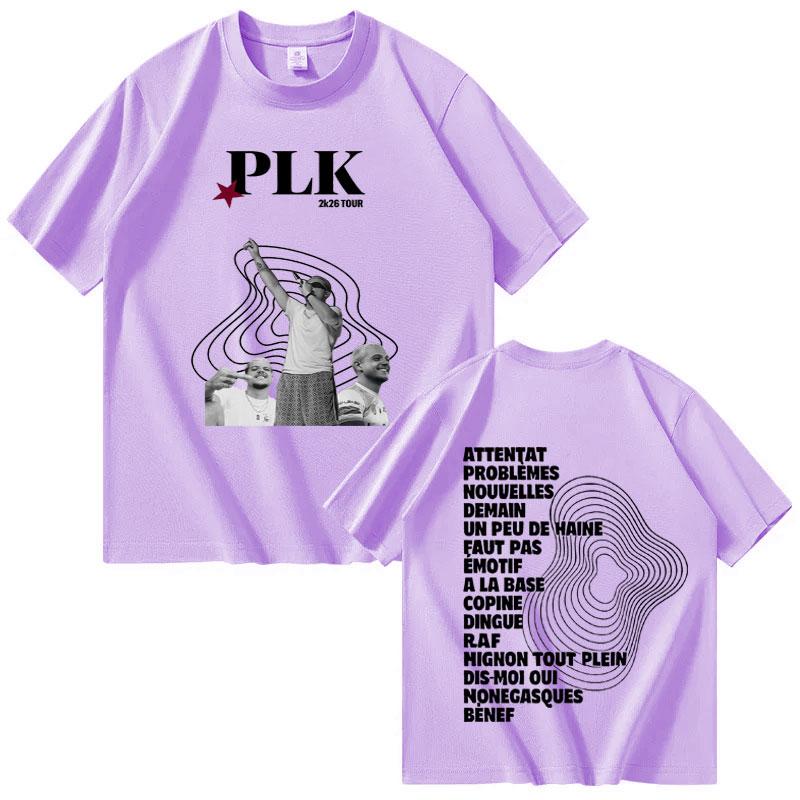 Rapper PLK 2026 Graphic Tshirt Men Women Clothes Fashion Pop Music Tshirts Casual Cotton Cozy Short Sleeves T Shirts Streetwear