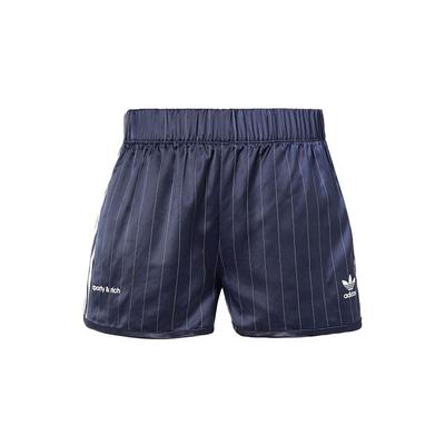 Originals x Sporty & Rich Trainingsshort Marineblauw/Crème Dames Streetwear IN5253