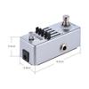 Rowin Bass Guitar Equalizer Effect Pedal 5 Band EQ Aluminum Alloy Body True Bypass