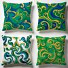 Opulent Glitter Fluid Pattern Cushion Cover Soft Pillow Cases for Home Bedroom Living Room Sofa