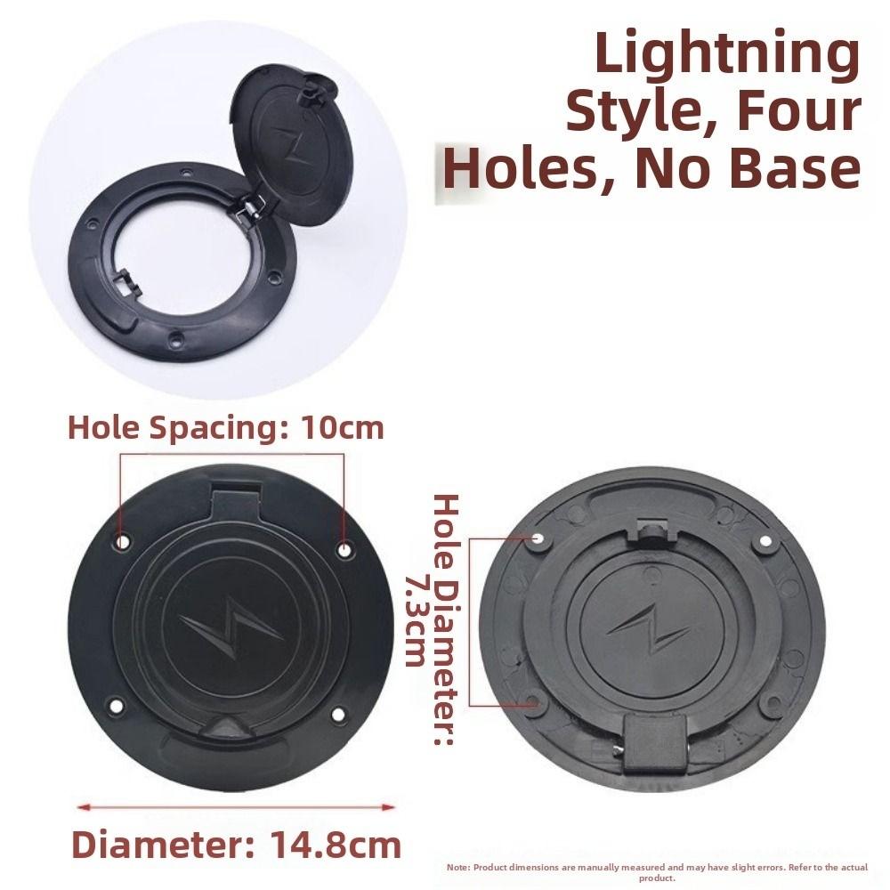 Waterproof Four Wheel Car Fuel Tank Cap Black Spring Cover Accessories  Electric Tricycle Parts