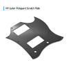 PVC HH Guitar Pickguard Scratch Plate for SG Electric Guitars 3 Ply Black