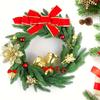 20pcs Artificial Pine Tree Plastic Green Pine Branches DIY Christmas Decoration Winter Tabletop Plants Christmas Tree Decoration
