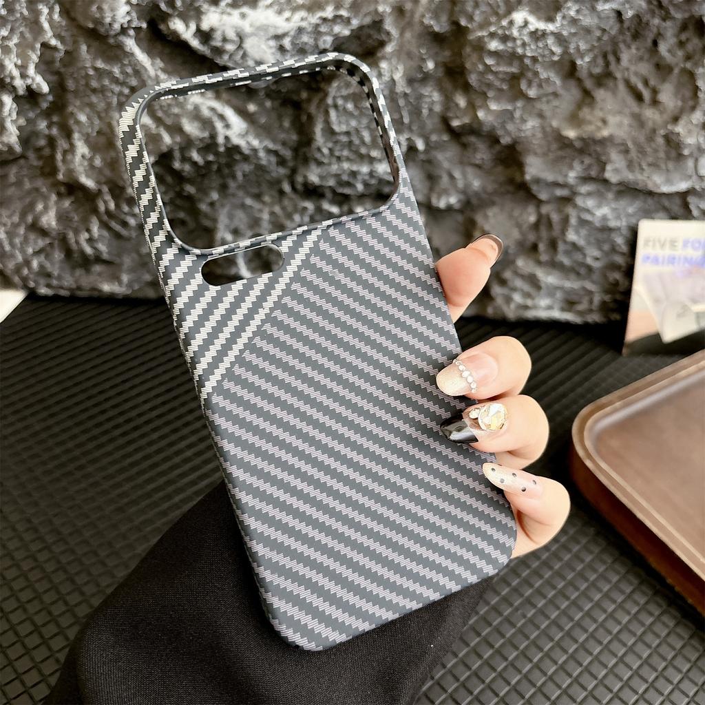 For Xiaomi 17 Pro Case Carbon Fiber Texture PC + TPU Phone Cover Magnetic Case