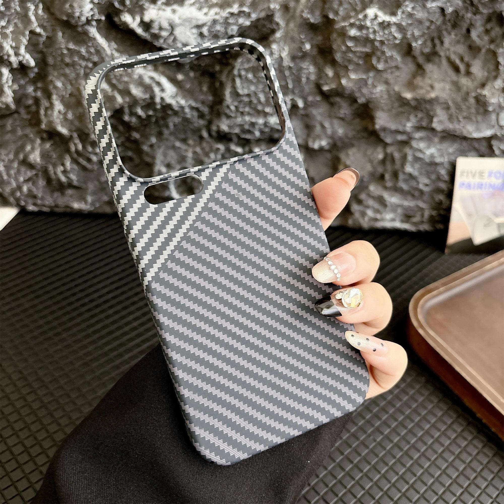 

For Xiaomi 17 Pro Case Carbon Fiber Texture PC + TPU Phone Cover Magnetic Case