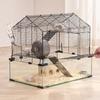 Wire Hamster Cage Habitat 22.8in Rodent Gerbil Small Animal House
