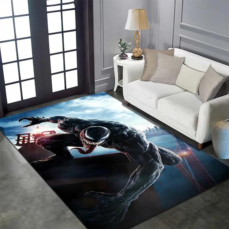Marvel Venom apdrukas paklājs Neslīdošs grīdas