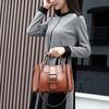 Fashion Large Capacity Women's Spring and Summer Easy To Match Vintage Oil Wax Leather Shoulder Bag Oblique Span Bag