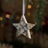 2pcs DIY Christmas Wooden Snowflake Pendant Cartoon Christmas Hanging Decoration  Hotel Office Decor