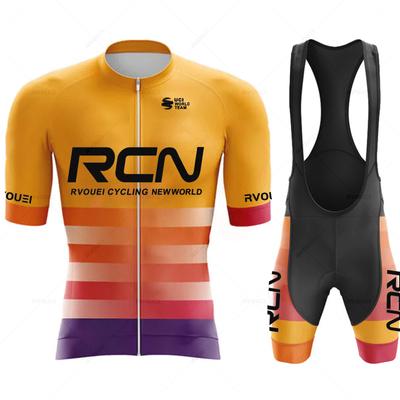 2023 Pro Team Rcn Ropa de Ciclismo de Verano Maillot de Manga Corta Ciclismo Traje Jersey de Ciclismo para Hombre Verano Transpirable Conjuntos de Ropa de Bicicleta