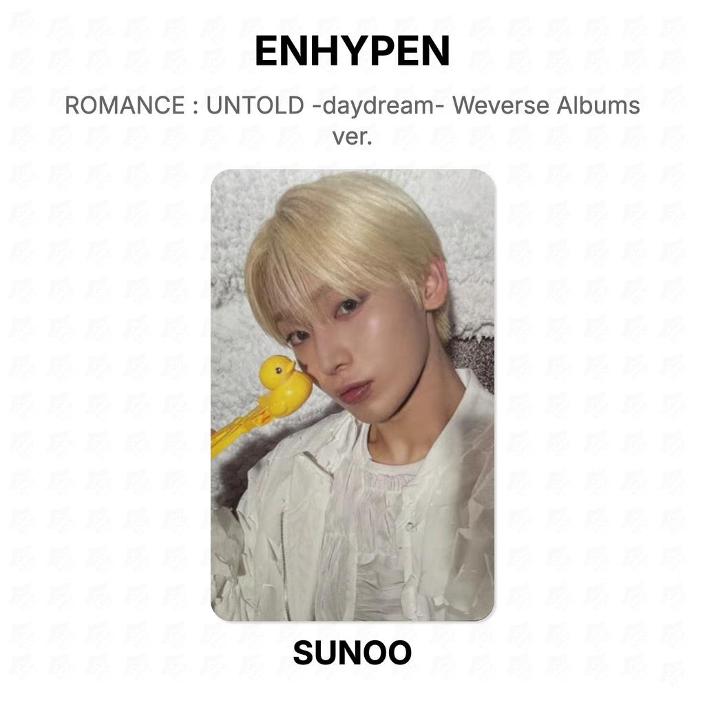 ENHYPEN-ROMANTIK : UNTOLD -daydream- Weverse Alben Version. Offizielle Fotokarte