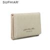 Flannel Card Bag, Premium Sense, Three-fold Wallet, Change Bag, Large Capacity, Multi-function, Women's Wallet.