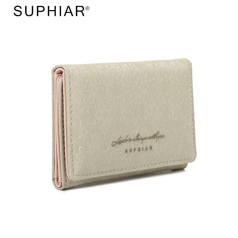 Flannel Card Bag, Premium Sense, Three-fold Wallet, Change Bag, Large Capacity, Multi-function, Women's Wallet.